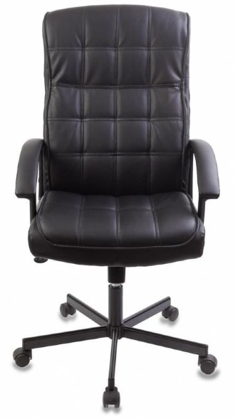 Кресло руководителя Бюрократ CH-823AXSN черный эко.кожа крестов. металл черный