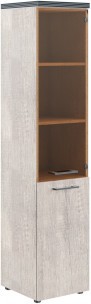 Шкаф колонка комбинированая с топом THC 42.2(L) Дуб Каньон 430х452х1968