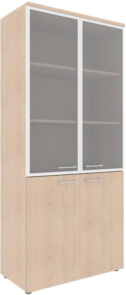 Шкаф комбинированный с топом XHC 85.7 Бук Тиара 856х432х1955 XTEN