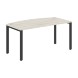 Стол руководителя XS6ET 169 белый/антрацит 1600х867х750 XTEN-S60