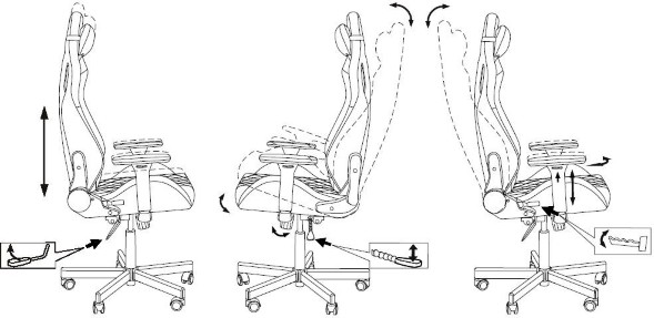 Кресло игровое Knight Outrider