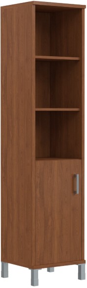 Шкаф-колонка высокая с глухой малой дверью B 431.2(L) Орех Гарда 475х450х2054