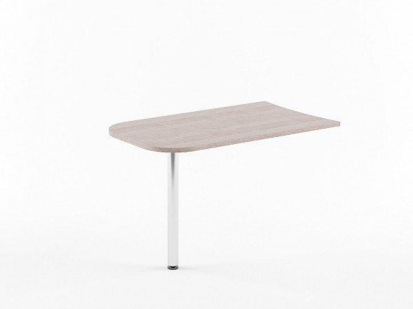 Брифинг-приставка XB 127 Дуб Сонома 1200х700х750