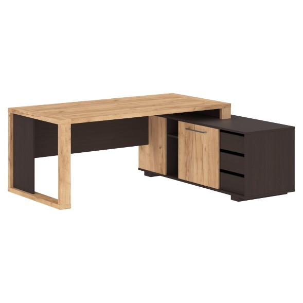 Стол руководителя с тумбой ACT 1916(R) 1950х1600х750 ALTO