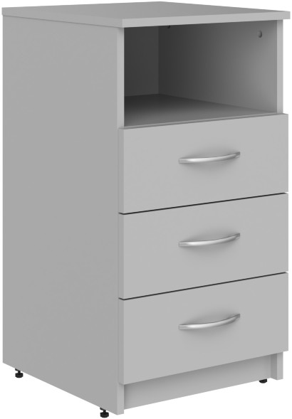 Тумба приставная SC-3D.1A Серый 407х450х760 SIMPLE