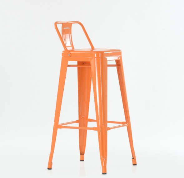 Стул Tolix барный со спинкой